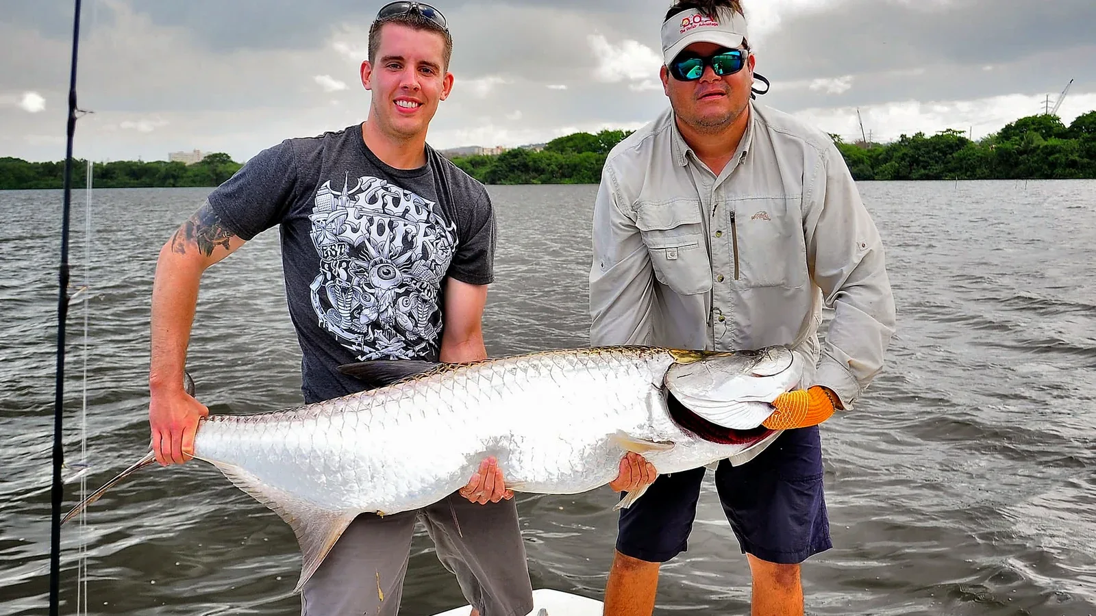 Tarpon caught during a private Puerto Rico sportfishing charter